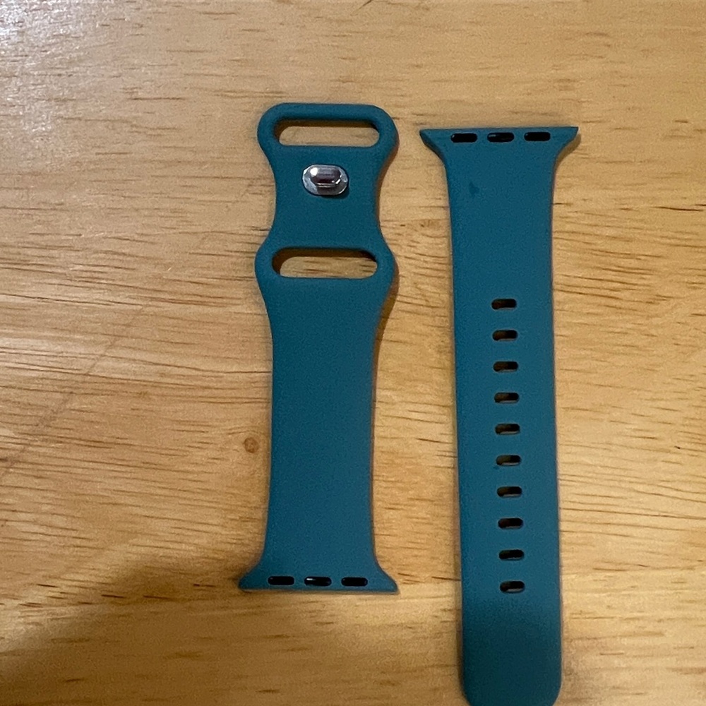 Apple Watch Silicone Sport Band: Green - Picture 7 of 10